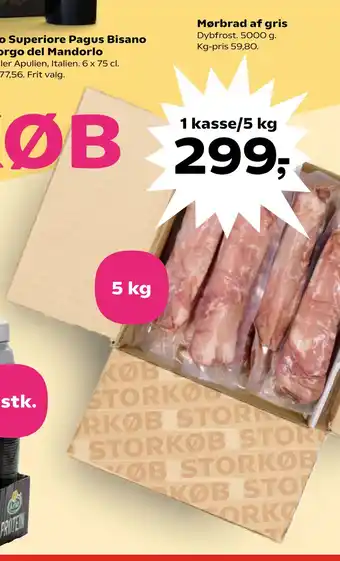 Kvickly Mørbrad af gris tilbud