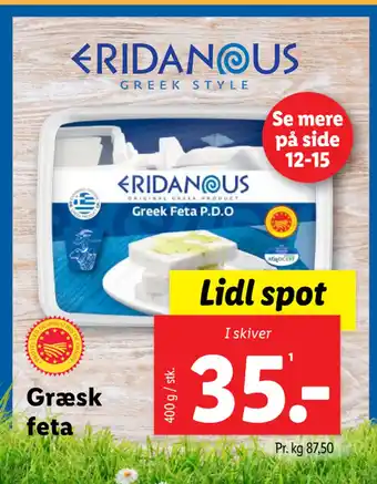 Lidl Græsk feta tilbud