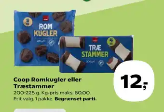 SuperBrugsen Coop Romkugler eller Træstammer tilbud
