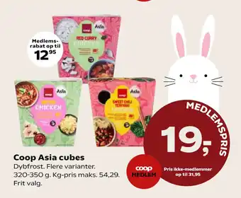 SuperBrugsen Coop Asia cubes tilbud