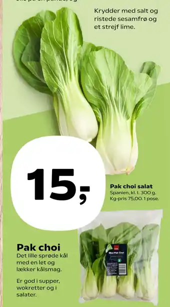 SuperBrugsen Pak choi salat tilbud