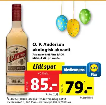 O. P. Anderson økologisk akvavit