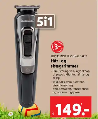 Lidl Hår- og skægtrimmer tilbud