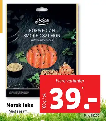 Lidl Norsk laks tilbud