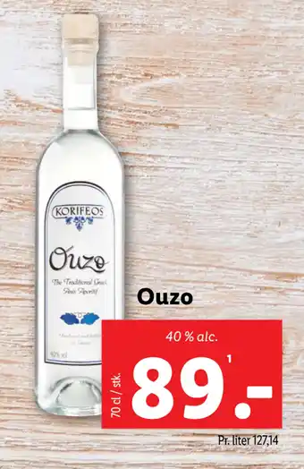 Lidl Ouzo tilbud