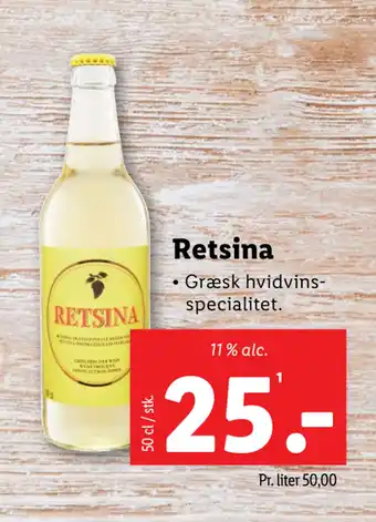 Lidl Retsina tilbud