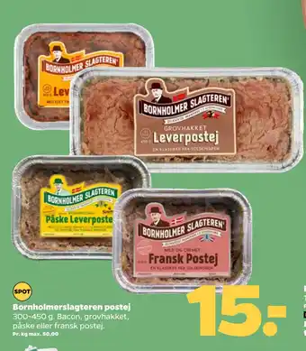 Netto Bornholmerslagteren postej tilbud