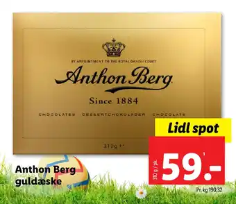Lidl Anthon Berg guldæske tilbud