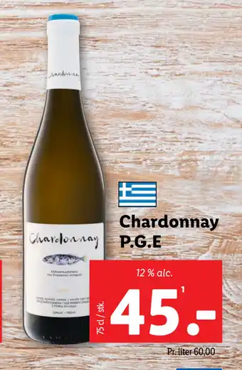 Lidl Chardonnay P.G.E tilbud