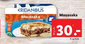 Lidl Moussaka tilbud