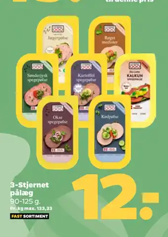 Netto 3-Stjernet pålæg tilbud