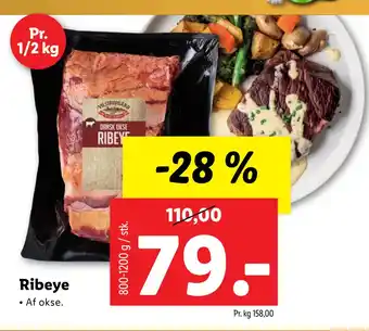 Lidl Ribeye tilbud