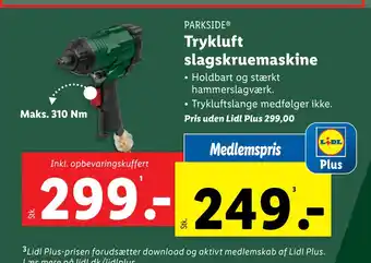 Trykluft slagskruemaskine