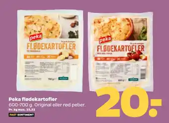 Netto Peka flødekartofler tilbud
