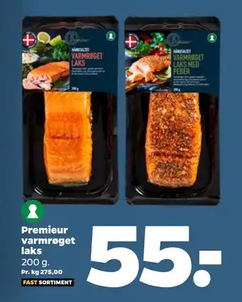 Netto Premieur varmrøget laks tilbud