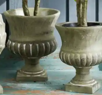 Urtepotte i cement