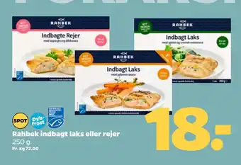 Netto Rahbek indbagt laks eller rejer tilbud