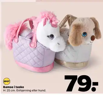 Netto Bamse i taske tilbud