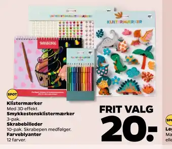 Netto Klistermærker tilbud
