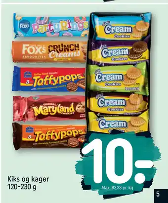 REMA 1000 Kiks og kager 120-230 g tilbud