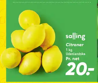 Bilka Citroner tilbud