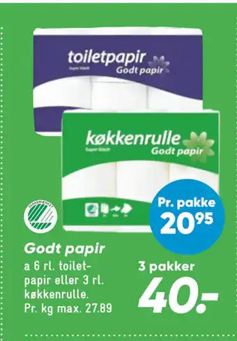 Bilka Godt papir tilbud