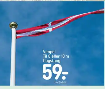 REMA 1000 Vimpel Til 8 eller 10 m flagstang tilbud