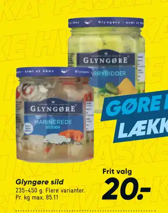 Bilka Glyngøre sild tilbud