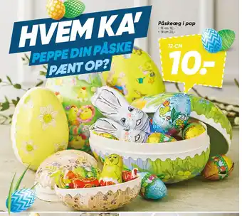 Bilka Påskeæg i pap tilbud