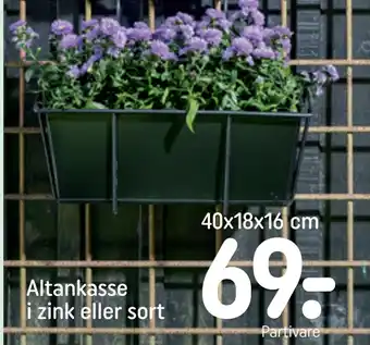 REMA 1000 Altankasse i zink eller sort tilbud