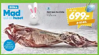 Bilka Helt lam fra Chile tilbud