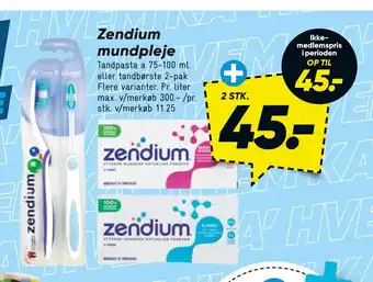 Bilka Zendium mundpleje tilbud