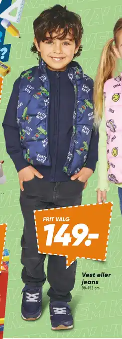 Bilka Vest eller jeans tilbud