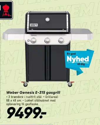 Bilka Weber Genesis E-315 gasgrill tilbud