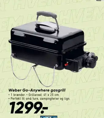 Bilka Weber Go-Anywhere gasgrill tilbud