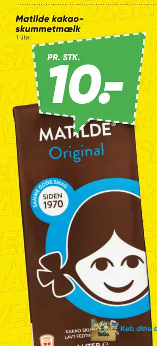 Bilka Matilde kakao skummetmælk tilbud