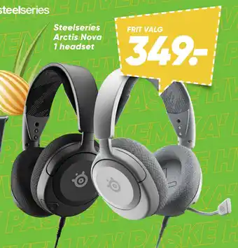 Bilka Steelseries Arctis Nova 1 headset tilbud