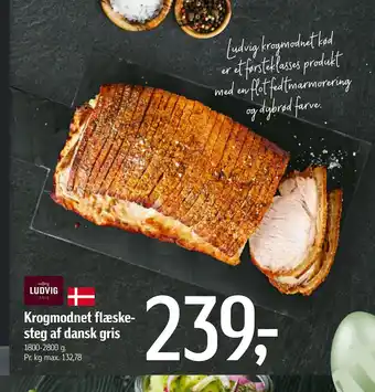 Føtex Krogmodnet flæskesteg af dansk gris tilbud