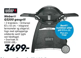 Bilka Weber Q3200 gasgrill tilbud