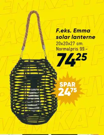 Bilka Emma solar lanterne tilbud