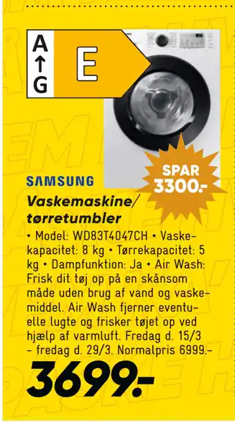 Bilka Vaskemaskine/ tørretumbler tilbud