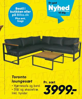 Bilka Toronto loungesæt tilbud