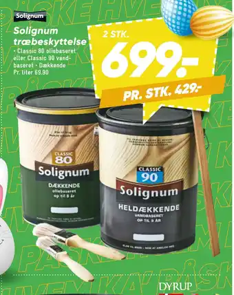 Bilka Solignum træbeskyttelse tilbud