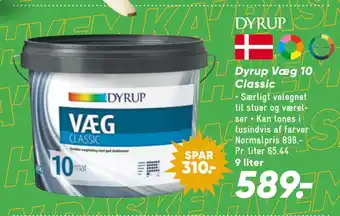 Bilka Dyrup Væg 10 Classic tilbud
