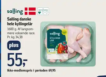 Føtex Salling danske hele kyllingelår tilbud
