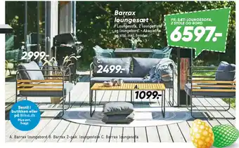 Bilka Barrax loungesæt tilbud