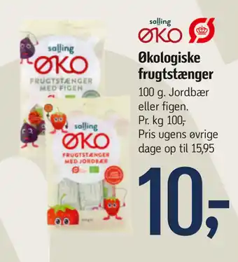 Føtex Økologiske frugtstænger tilbud