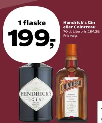 SuperBrugsen Hendrick's Gin eller Cointreau tilbud