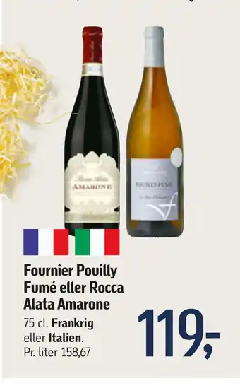 Føtex Fournier Pouilly Fumé eller Rocca Alata Amarone tilbud