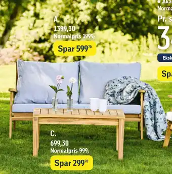 Føtex Zamora loungesofa tilbud